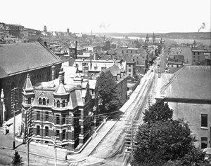 Barrington Street, Halifax, Nouvelle-Écosse, Canada, vers 1900