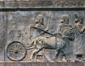 Bas-relief, art persan, VIe siècle - Unbekannt