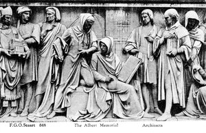 Bas-relief du Mémorial Albert, Londres, début du 20e siècle - Unbekannt