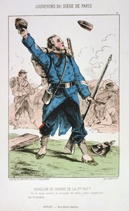 Bataillon de Guerre de la Garde Nationale, Siège de Paris, 1870-1871 - Unbekannt