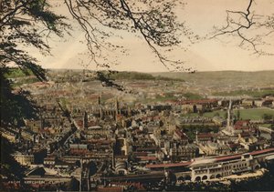 Bath depuis Beechen Cliff, vers 1925 - Unbekannt