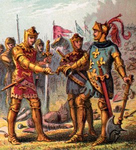 Bataille de Poitiers, 1356, vers 1850
