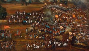 Bataille entre Perses et Russes près de Sultanabad, 13 février 1812