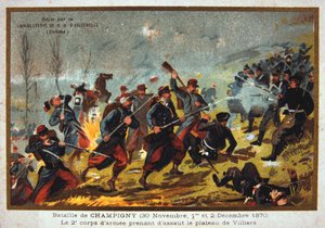 Bataille de Champigny, guerre franco-prussienne, 30 novembre-2 décembre 1870 - Unbekannt