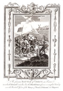 Bataille de Crécy en France, 1346