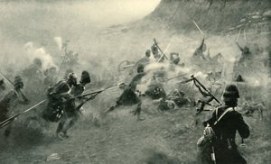 Bataille de Kandahar - Le 92e doit prendre les canons, 1901 - Unbekannt
