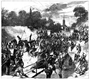 Bataille de Sedan, France, Guerre franco-prussienne, 1er septembre 1870 vers 1880 - Unbekannt