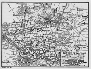 Bataille de Wagram, positions du 5 juillet 1809, 1896 - Unbekannt