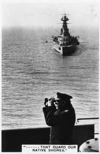 Croiseur de bataille HMS Hood lors des exercices de printemps, 1937 - Unbekannt