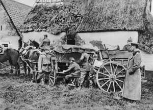 Unité de téléphone de campagne mobile bavaroise, Première Guerre mondiale, 1915