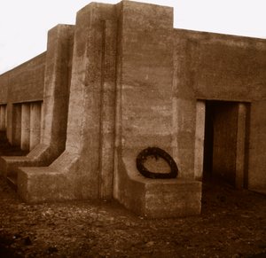 Tranchée à baïonnette, Verdun, nord de la France, c1916-c1918