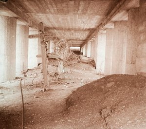 Tranchée à baïonnettes, Verdun, nord de la France, vers 1916-1918 - Unbekannt
