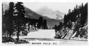 Chutes de Beaver, Colombie-Britannique, Canada, années 1920 - Unbekannt
