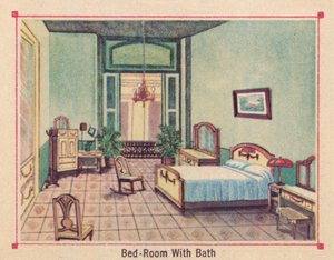 Chambre avec bain - Hôtel Florida - La Havane - Cuba, vers 1910 - Unbekannt