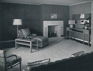 Chambre dans la maison de M. Anatole Litvak à Saint Monica, Californie, 1942 - Unbekannt