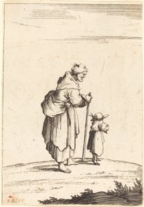 Mendiante et enfant