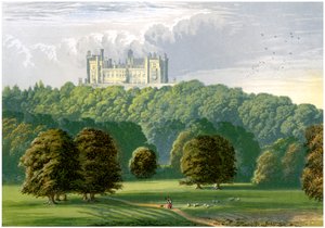 Château de Belvoir, Leicestershire, résidence du Duc de Rutland, vers 1880 - Unbekannt