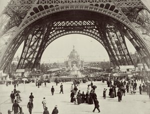 Sous la tour Eiffel, Paris, 1889 - Unbekannt
