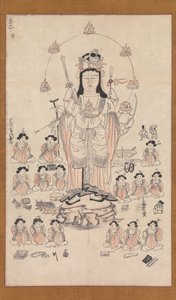Benzaiten et quinze assistants, XIIIe siècle - Unbekannt