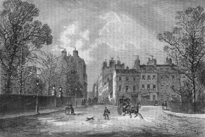 Berkeley Square, Westminster, Londres, vers 1850-1878