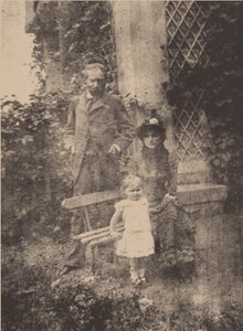 Berthe Morisot, son mari Eugène Manet et leur fille, Julie - Unbekannt