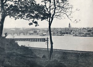 Berwick - Depuis Spittal, montrant le pont de Berwick, 1895 - Unbekannt