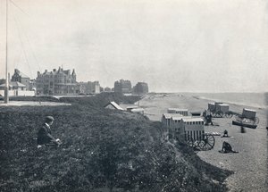 Bexhill - Les hôtels et la plage, 1895