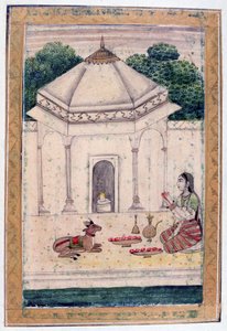 Bhairavi Ragini, Album Ragamala, École du Rajasthan, XIXe siècle - Unbekannt