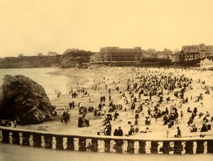 Biarritz - A la Grande Plage, c1930 - Unbekannt