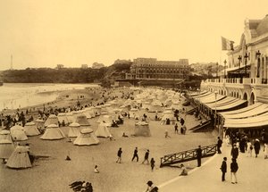 Biarritz - La plage et le casino municipal, vers 1930 - Unbekannt