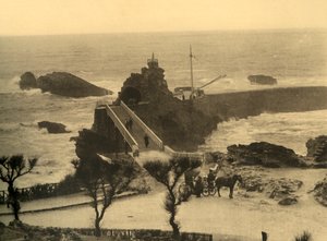 Biarritz - Le Rocher de la Vierge, vers 1930 - Unbekannt