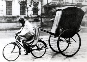 Taxi à vélo, Paris occupé par les Allemands, 1940-1944