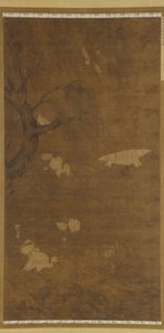 Oiseaux, saule et fleurs, dynastie Ming, 15ème-16ème siècle - Unbekannt
