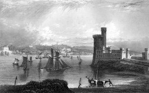 Château de Black Rock, près de Cork, 19e siècle