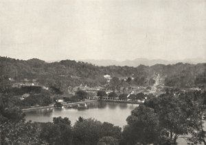 Vue sur le lac de Kandy depuis Greory-Road vers NNW, 1926 - Unbekannt