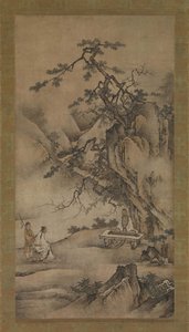 Bo Ya joue du qin tandis que Zhong Ziqi écoute - Unbekannt