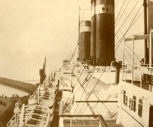 Pont du bateau du Leviathan, vers 1930 - Unbekannt