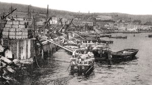 Bateaux sur le fleuve Malecon, Valparaiso, Chili - Unbekannt
