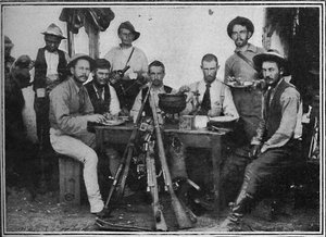 Télégraphistes boers prenant le thé, 1900