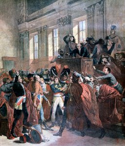 Bonaparte et le Conseil des Cinq-Cents à Saint-Cloud, 10 novembre 1799, 1893 - Unbekannt