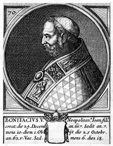 Boniface V, Pape de l