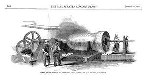 Alésage du cylindre de la presse Britannia à la fonderie Bank Quay, Warrington - Unbekannt