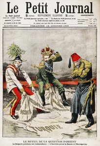 Crise bosniaque. Couverture du périodique français Le Petit Journal, 18 octobre 1908, 1908 - Unbekannt