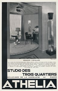 Boudoir Circulaire - Studio Des Trois Quartiers - Athelia, 1933 - Unbekannt