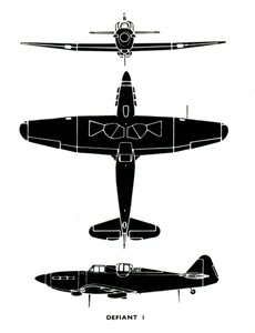 Boulton Paul Defiant I, 1941 - Unbekannt