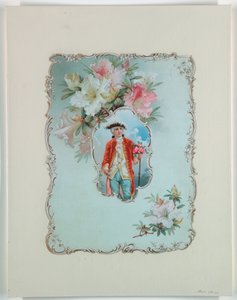 Garçon tenant un bouquet de roses, 1880-1910 - Unbekannt