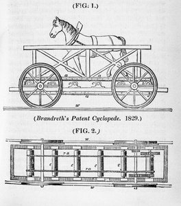 Locomotive à cheval de Brandreth, Cycloped, 1829