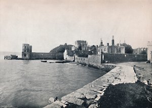 Île de Branksea - Vue générale du château, 1895 - Unbekannt