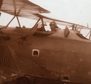 Biplan Breguet au décollage - Unbekannt