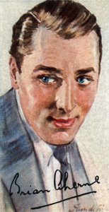Brian Aherne, 1902-1986, acteur de cinéma anglais ayant connu le succès à Hollywood, XXe siècle - Unbekannt